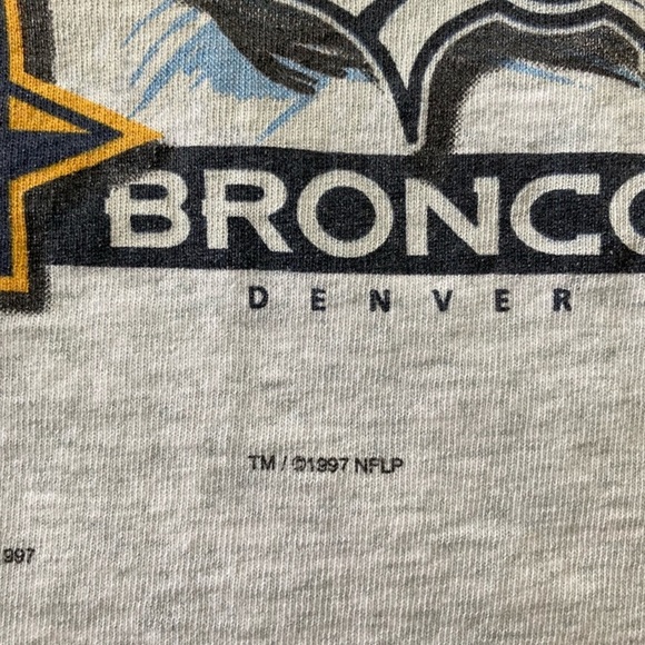 Vintage Broncos T Shirt - Picture 2 of 4